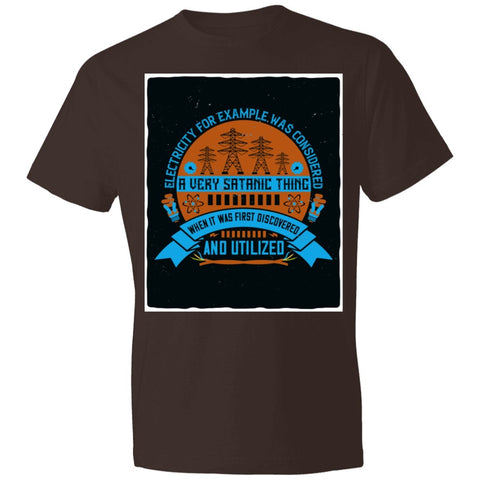 Image of Electrician Design Lightweight T-Shirt 4.5 oz - Alexecom.com