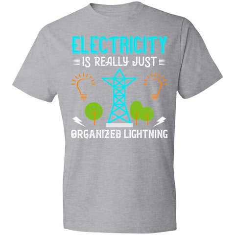 Image of Electrician Design Lightweight T-Shirt 4.5 oz - Alexecom.com