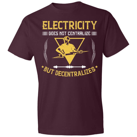 Image of Electrician Design Lightweight T-Shirt 4.5 oz - Alexecom.com