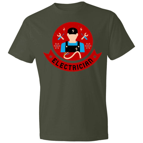 Image of Electrician Design Lightweight T-Shirt 4.5 oz - Alexecom.com