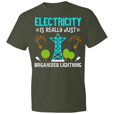 Image of Electrician Design Lightweight T-Shirt 4.5 oz - Alexecom.com