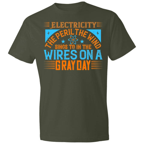 Image of Electrician Design Lightweight T-Shirt 4.5 oz - Alexecom.com