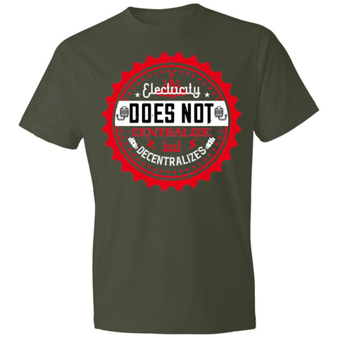 Image of Electrician Design Lightweight T-Shirt 4.5 oz - Alexecom.com