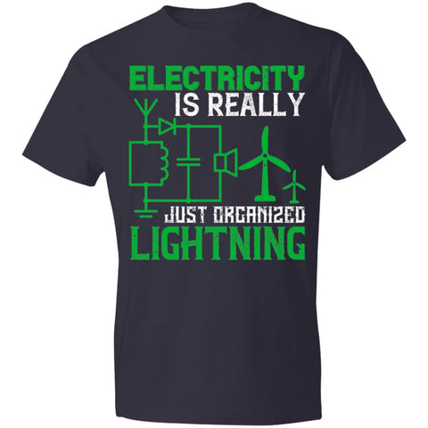 Image of Electrician Design Lightweight T-Shirt 4.5 oz - Alexecom.com