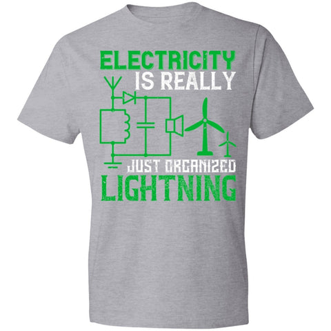 Image of Electrician Design Lightweight T-Shirt 4.5 oz - Alexecom.com