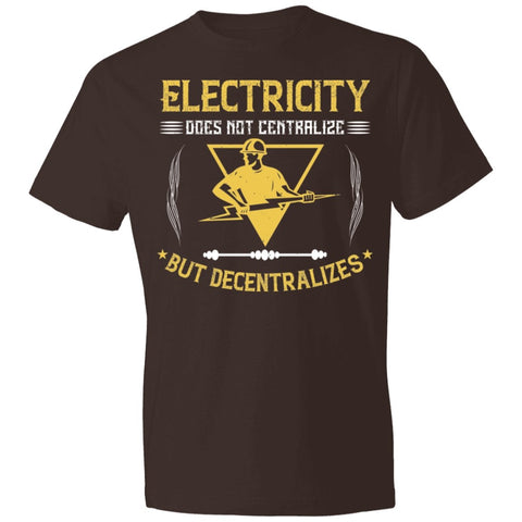 Image of Electrician Design Lightweight T-Shirt 4.5 oz - Alexecom.com