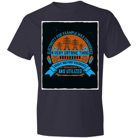 Image of Electrician Design Lightweight T-Shirt 4.5 oz - Alexecom.com
