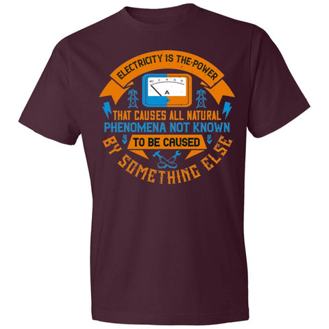 Image of Electrician Design Lightweight T-Shirt 4.5 oz - Alexecom.com