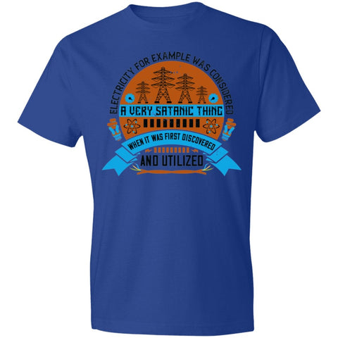 Image of Electrician Design Lightweight T-Shirt 4.5 oz - Alexecom.com