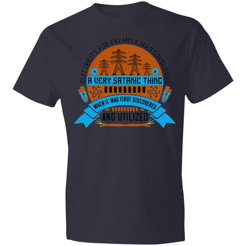 Image of Electrician Design Lightweight T-Shirt 4.5 oz - Alexecom.com