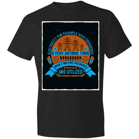 Image of Electrician Design Lightweight T-Shirt 4.5 oz - Alexecom.com