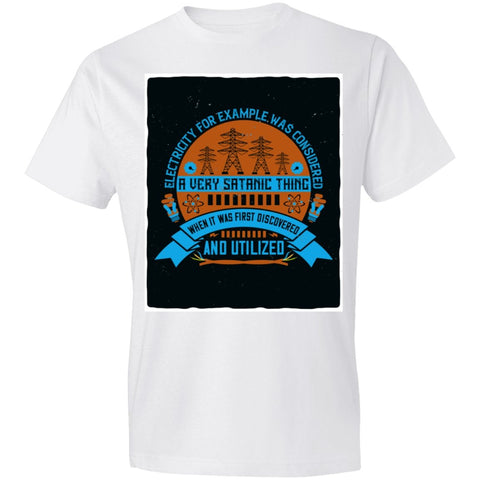 Image of Electrician Design Lightweight T-Shirt 4.5 oz - Alexecom.com