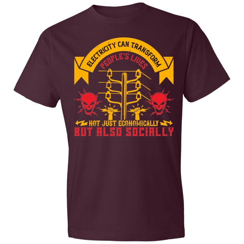 Image of Electrician Design Lightweight T-Shirt 4.5 oz - Alexecom.com