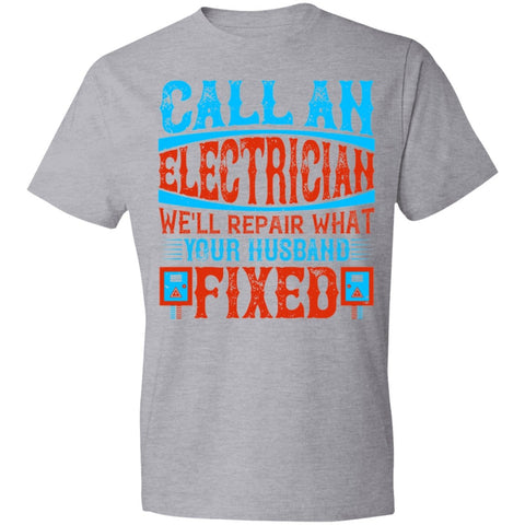 Image of Electrician Design Lightweight T-Shirt 4.5 oz - Alexecom.com