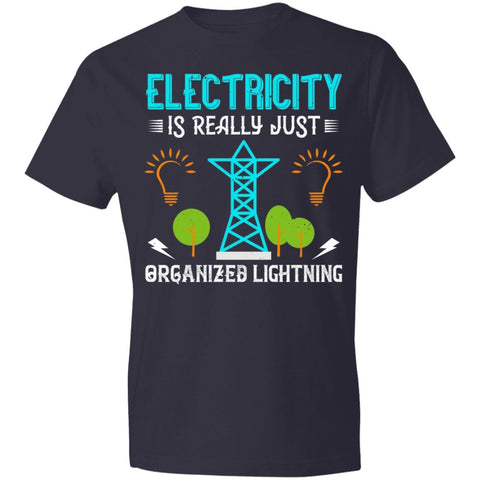 Image of Electrician Design Lightweight T-Shirt 4.5 oz - Alexecom.com