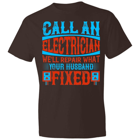 Image of Electrician Design Lightweight T-Shirt 4.5 oz - Alexecom.com