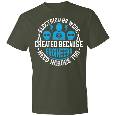 Image of Electrician Design Lightweight T-Shirt 4.5 oz - Alexecom.com