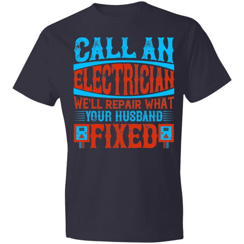 Image of Electrician Design Lightweight T-Shirt 4.5 oz - Alexecom.com