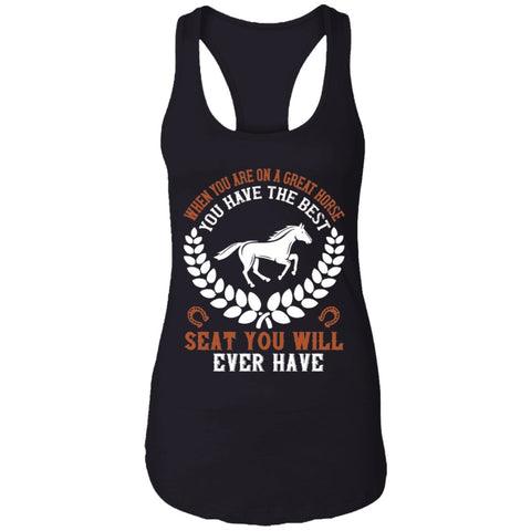 Image of Horse Design Ladies Ideal Racerback Tank - Alexecom.com