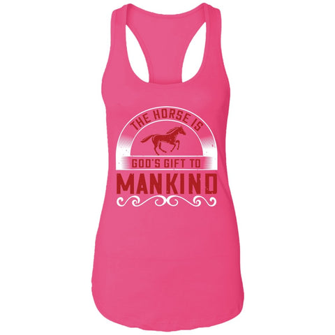Image of Horse Design Ladies Ideal Racerback Tank - Alexecom.com