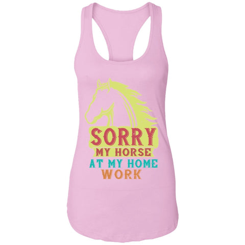 Image of Horse Design Ladies Ideal Racerback Tank - Alexecom.com
