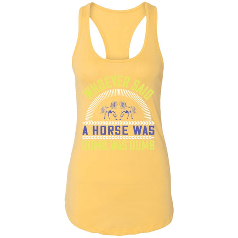 Image of Horse Design Ladies Ideal Racerback Tank - Alexecom.com