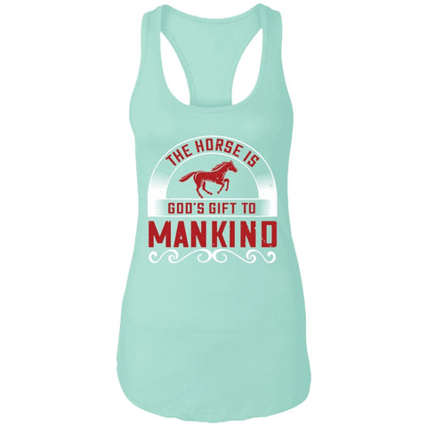 Image of Horse Design Ladies Ideal Racerback Tank - Alexecom.com