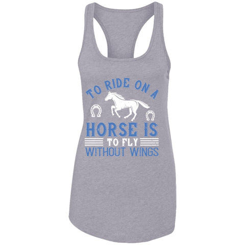 Image of Horse Design Ladies Ideal Racerback Tank - Alexecom.com