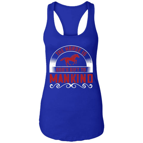 Image of Horse Design Ladies Ideal Racerback Tank - Alexecom.com