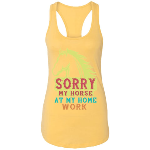 Image of Horse Design Ladies Ideal Racerback Tank - Alexecom.com