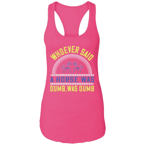 Image of Horse Design Ladies Ideal Racerback Tank - Alexecom.com