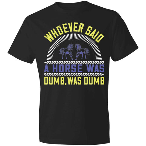 Image of Horse Design Lightweight T-Shirt 4.5 oz - Alexecom.com