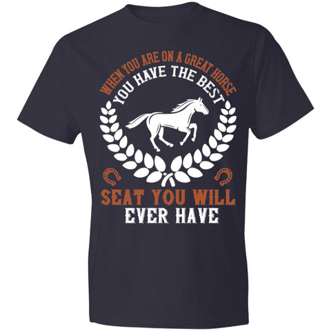 Image of Horse Design Lightweight T-Shirt 4.5 oz - Alexecom.com