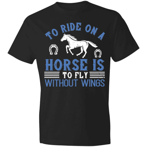 Image of Horse Design Lightweight T-Shirt 4.5 oz - Alexecom.com