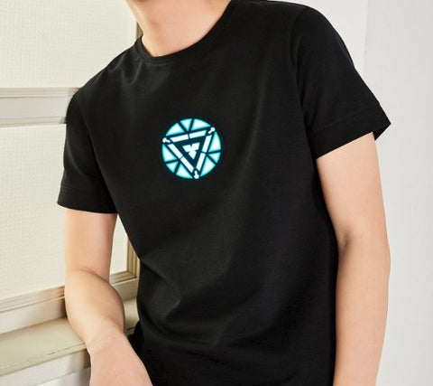 Image of Illuminated Iron Man T-Shirt - Alexecom.com