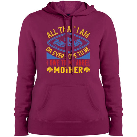 Image of Mom Design Ladies' Pullover Hooded Sweatshirt - Alexecom.com