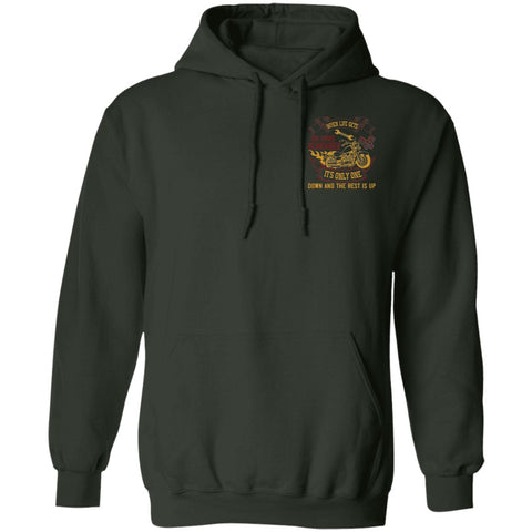 Image of Motorcycle Design Pullover Hoodie - Alexecom.com