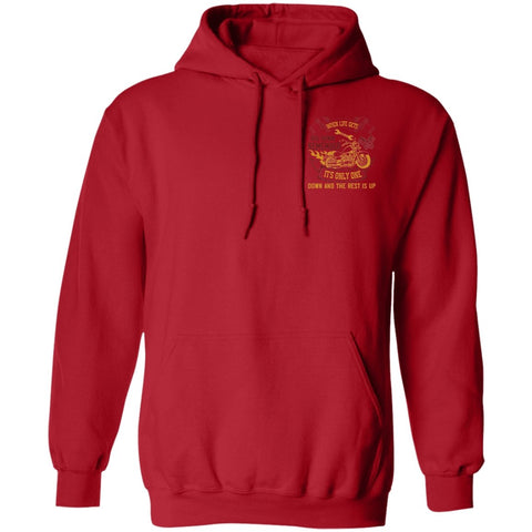 Image of Motorcycle Design Pullover Hoodie - Alexecom.com