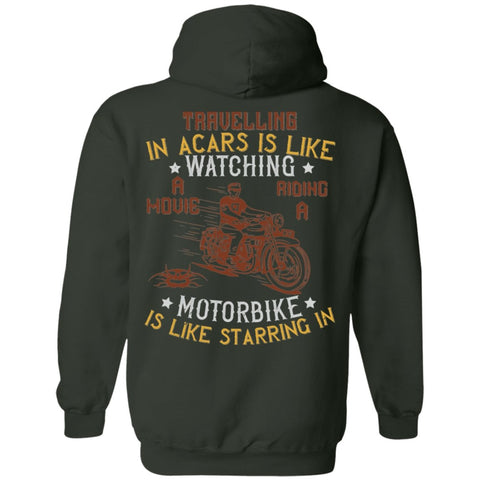 Image of Motorcycle Design Pullover Hoodie - Alexecom.com