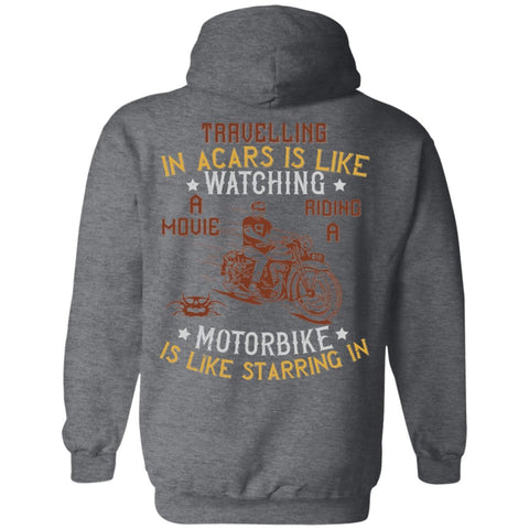 Image of Motorcycle Design Pullover Hoodie - Alexecom.com