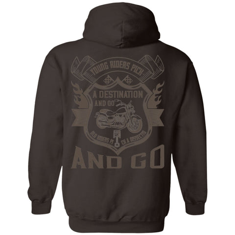 Image of Motorcycle Design Pullover Hoodie - Alexecom.com