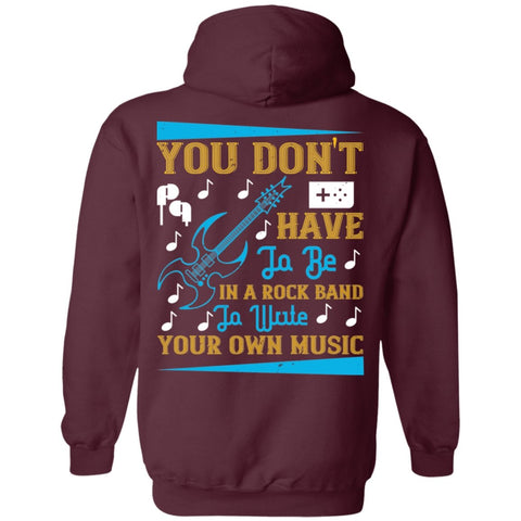 Image of Music Design Pullover Hoodie - Alexecom.com