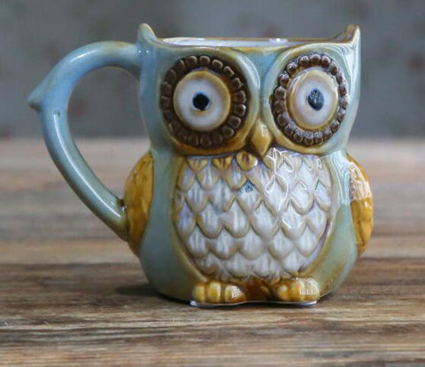 Image of owl ceramic cup - Alexecom.com