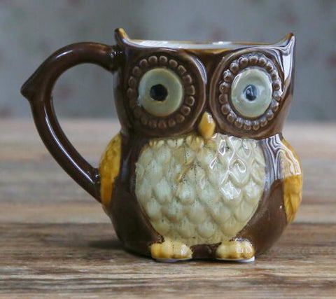 Image of owl ceramic cup - Alexecom.com