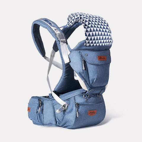 Image of Sunveno Ergonomic Baby Carrier Baby Kangaroo Child Hip Seat Tool Baby Holder Sling Wrap Backpacks Baby Travel Activity Gear