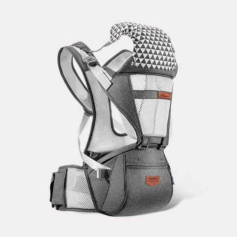 Image of Sunveno Ergonomic Baby Carrier Baby Kangaroo Child Hip Seat Tool Baby Holder Sling Wrap Backpacks Baby Travel Activity Gear