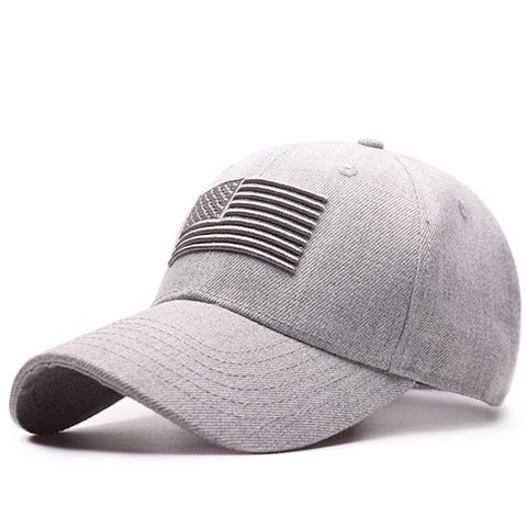 Image of TACVASEN Tactical Baseball Cap USA Flag Sun Protection Adjustable Cap