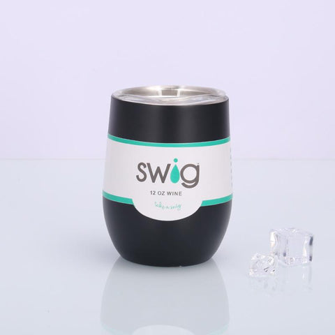 Image of Swig eggshell cup 12oz stainless steel wine mug - Alexecom.com