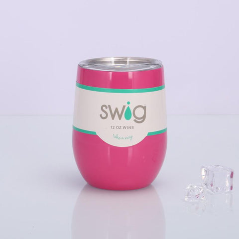 Image of Swig eggshell cup 12oz stainless steel wine mug - Alexecom.com