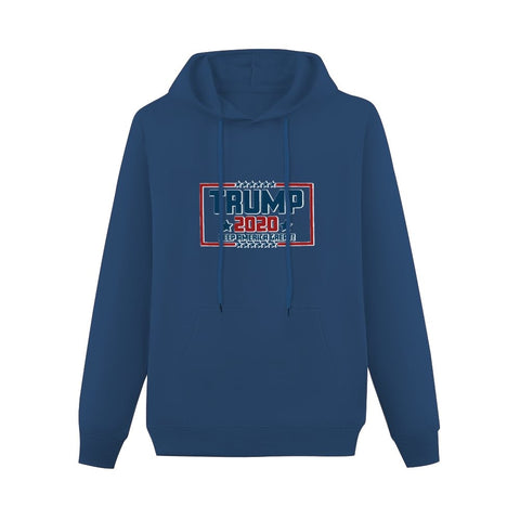 Image of Trump 2020 American Flag Hoodie Front and Back Print Hooded Sweater with Pockets for Women - Alexecom.com